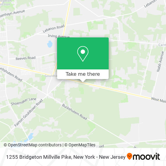 1255 Bridgeton Millville Pike map