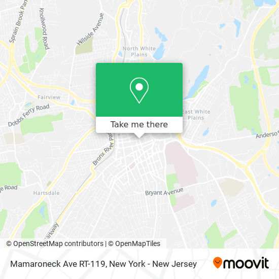 Mapa de Mamaroneck Ave RT-119