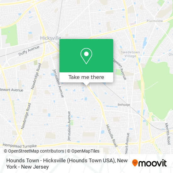 Mapa de Hounds Town - Hicksville (Hounds Town USA)