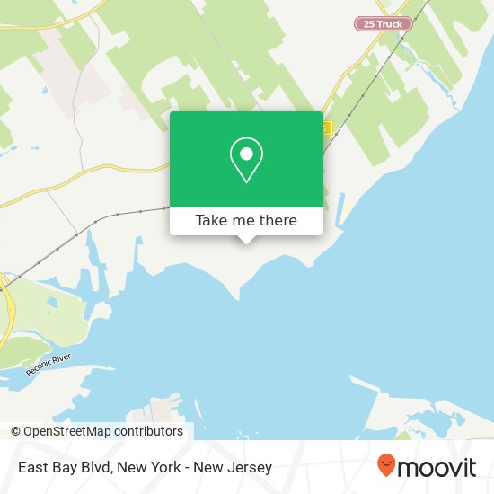 Mapa de East Bay Blvd, Riverhead (NORTHAMPTON), NY 11901