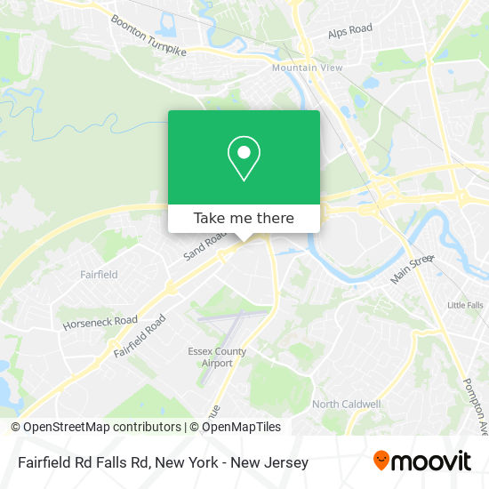 Mapa de Fairfield Rd Falls Rd