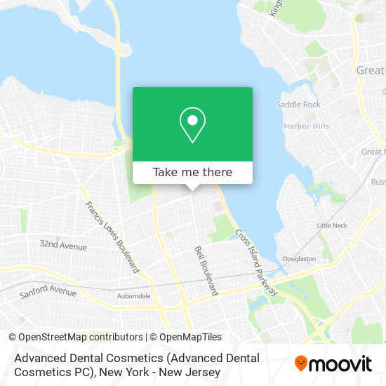 Advanced Dental Cosmetics map