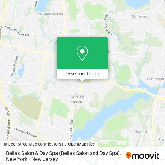 Bella's Salon & Day Spa map