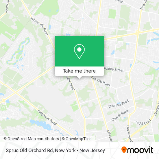 Mapa de Spruc Old Orchard Rd