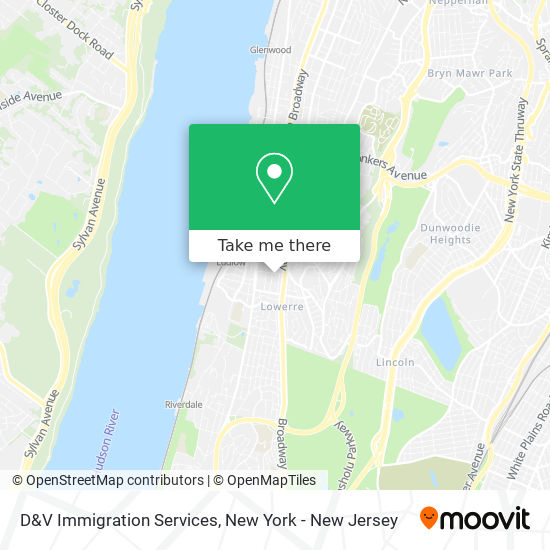 D&V Immigration Services map
