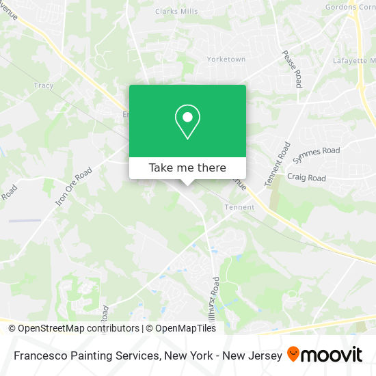 Mapa de Francesco Painting Services