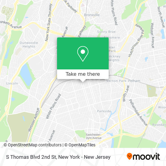 Mapa de S Thomas Blvd 2nd St