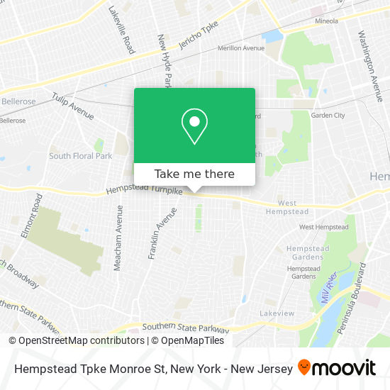 Hempstead Tpke Monroe St map