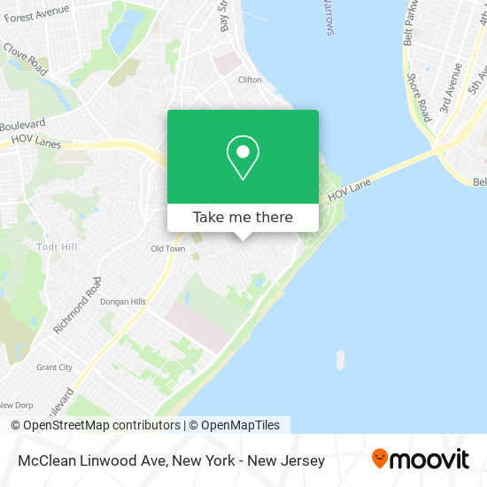 Mapa de McClean Linwood Ave