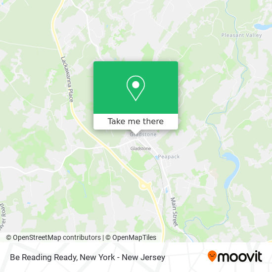Be Reading Ready map