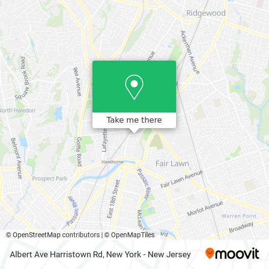 Albert Ave Harristown Rd map