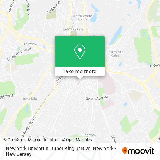 Mapa de New York Dr Martin Luther King Jr Blvd