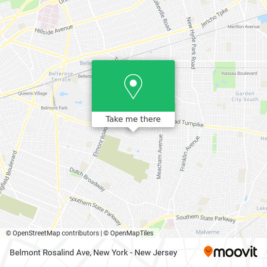 Mapa de Belmont Rosalind Ave