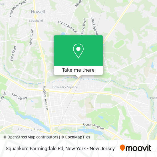 Squankum Farmingdale Rd map