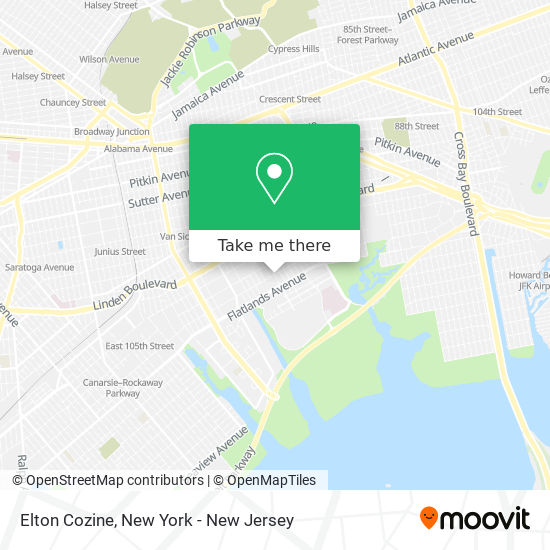 Elton Cozine map