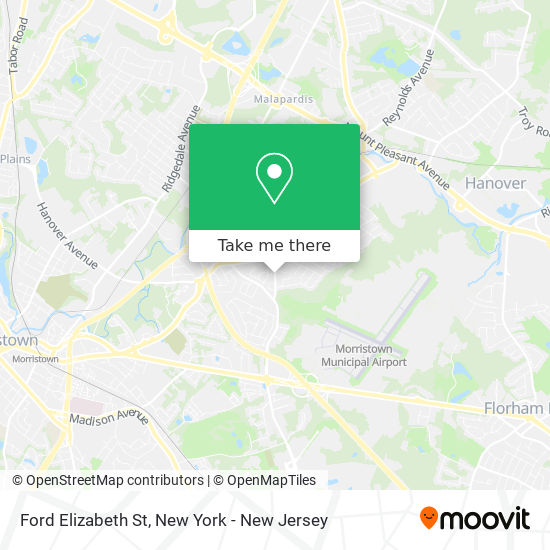 Ford Elizabeth St map
