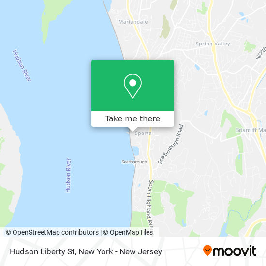 Hudson Liberty St map
