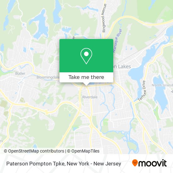 Mapa de Paterson Pompton Tpke