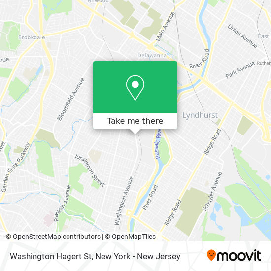 Mapa de Washington Hagert St