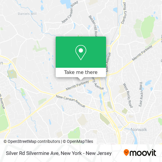 Mapa de Silver Rd Silvermine Ave