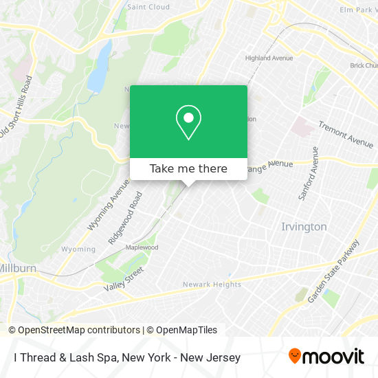 I Thread & Lash Spa map
