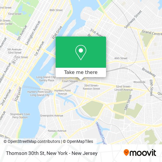 Mapa de Thomson 30th St