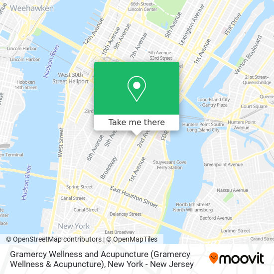 Mapa de Gramercy Wellness and Acupuncture