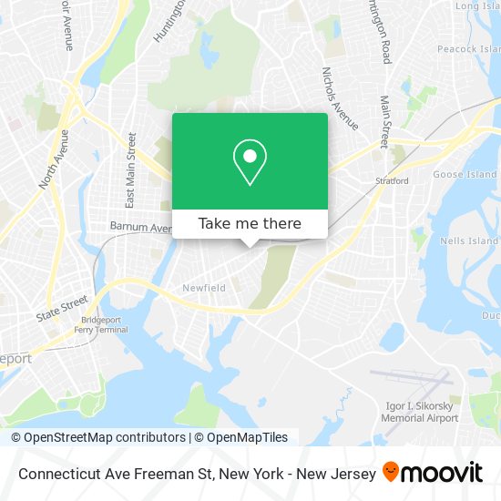 Mapa de Connecticut Ave Freeman St
