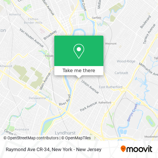 Raymond Ave CR-34 map