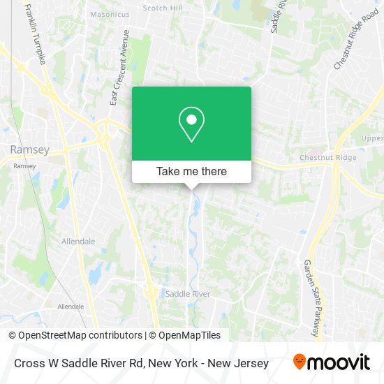 Cross W Saddle River Rd map