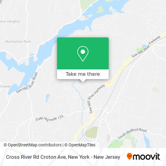 Mapa de Cross River Rd Croton Ave