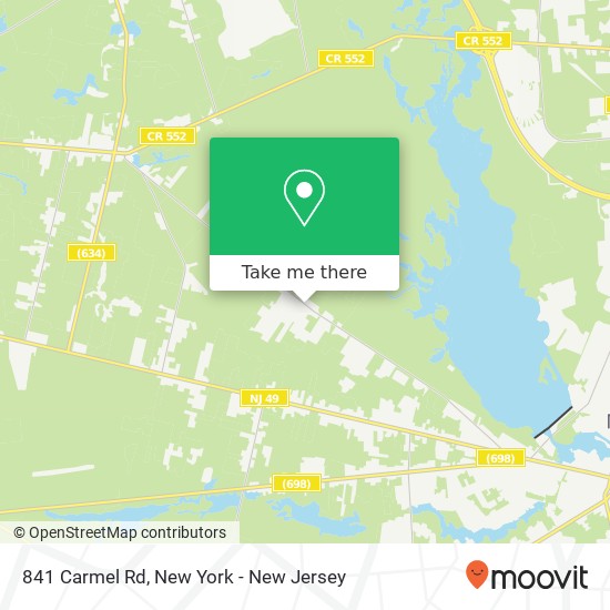 841 Carmel Rd, Millville, NJ 08332 map