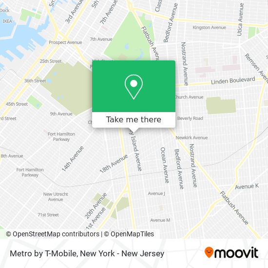 Metro by T-Mobile map