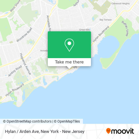 Hylan / Arden Ave map