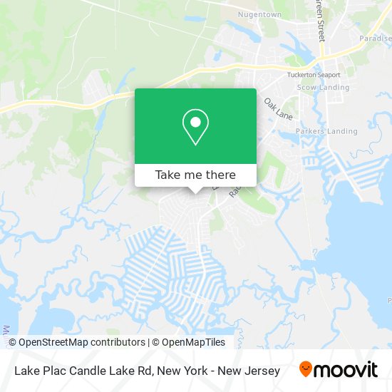 Lake Plac Candle Lake Rd map