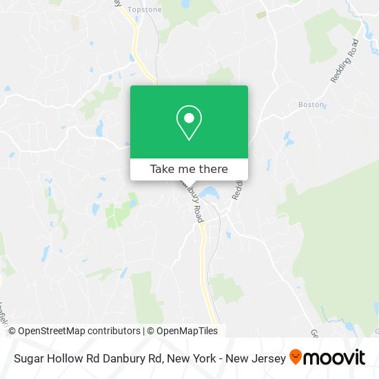 Sugar Hollow Rd Danbury Rd map