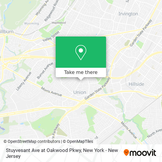 Stuyvesant Ave at Oakwood Pkwy map