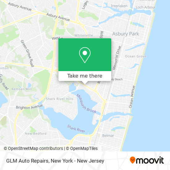 GLM Auto Repairs map