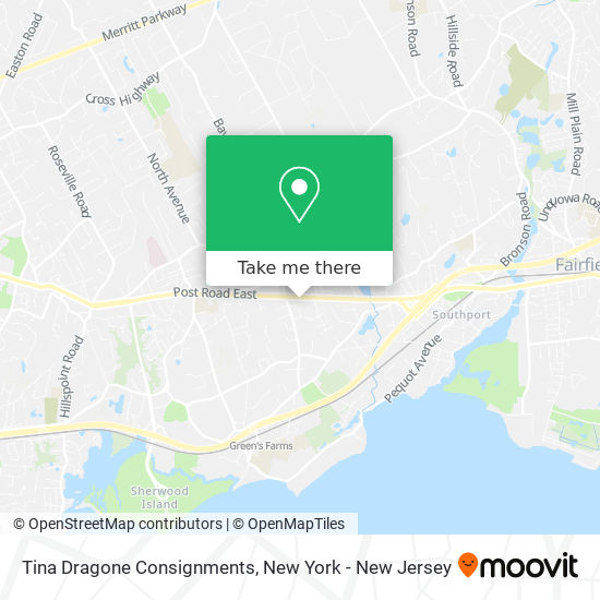 Tina Dragone Consignments map