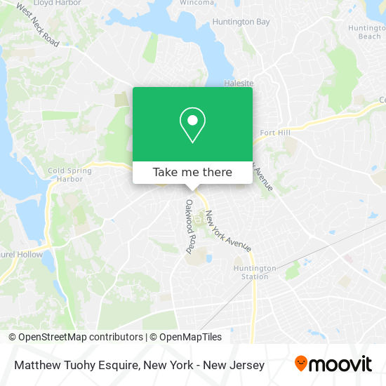Mapa de Matthew Tuohy Esquire