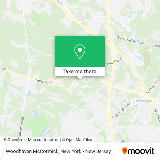 Woodhaven McCormick map