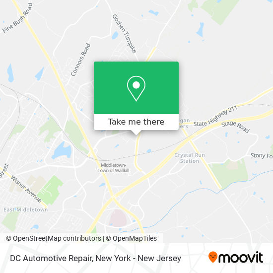 Mapa de DC Automotive Repair