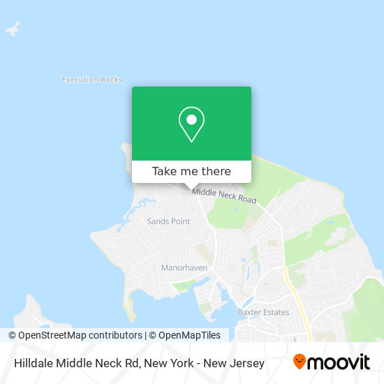 Hilldale Middle Neck Rd map