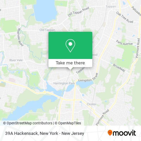 Mapa de 39A Hackensack