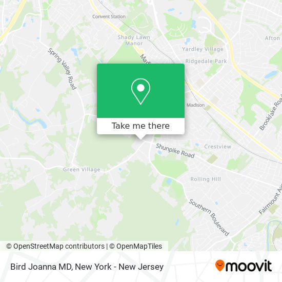 Bird Joanna MD map
