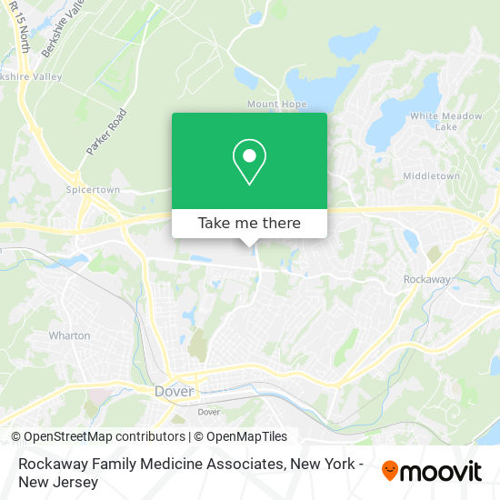 Mapa de Rockaway Family Medicine Associates