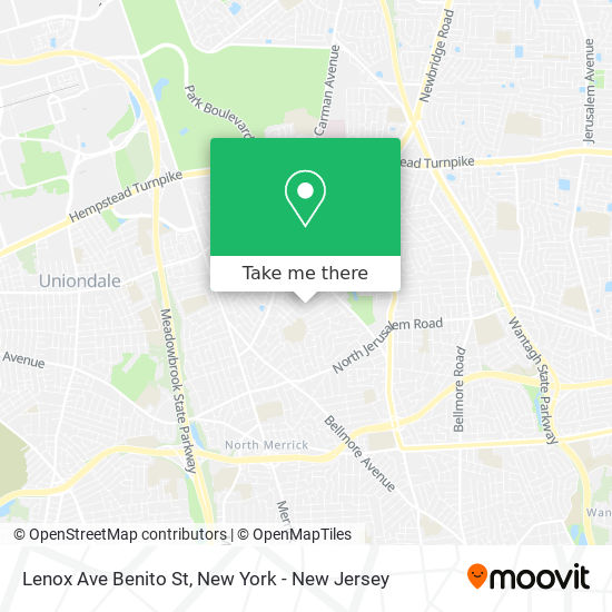 Mapa de Lenox Ave Benito St