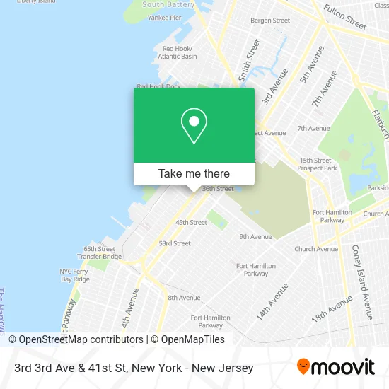 Mapa de 3rd 3rd Ave & 41st St