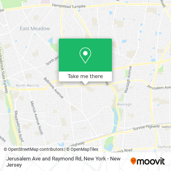 Mapa de Jerusalem Ave and Raymond Rd