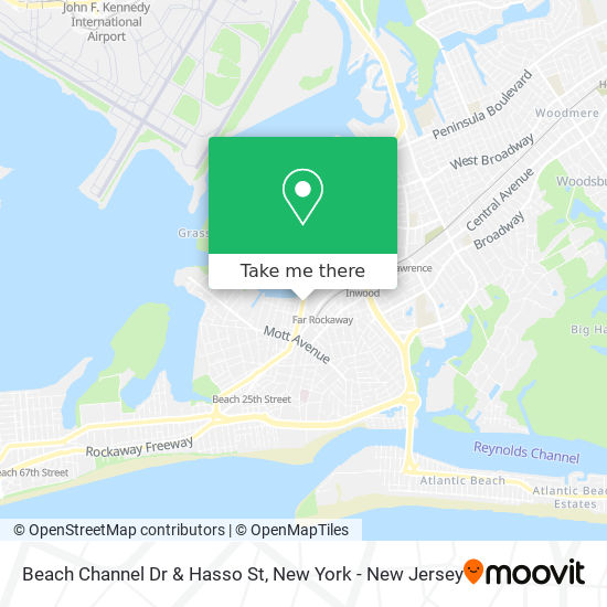 Beach Channel Dr & Hasso St map